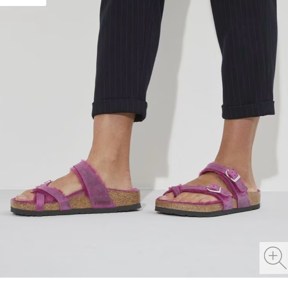 Birkenstock Mayari Genuine Shearling Sandals - Picture 4 of 15